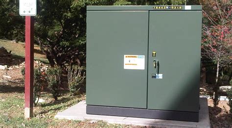 what are those green electrical boxes|sitting on electrical transformer.